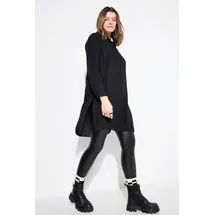 Studio Untold Longbluse Boxy Fit Schwarz 50/52