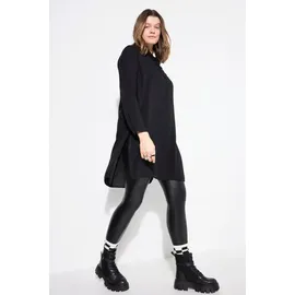 Studio Untold Longbluse Boxy Fit Schwarz 50/52