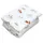 TupTam Kinder Gemusterte Bettdecken Set Ganzjahresdecke Bettdecke Kopfkissen Flachkissen 2tlg., Farbe: Schlafende Baby Tiere/Beige, Größe: 135x100 cm