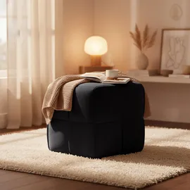 deluke Sitzhocker GIROS Cord 40 x 40 x 40 cm Dunkelgrau