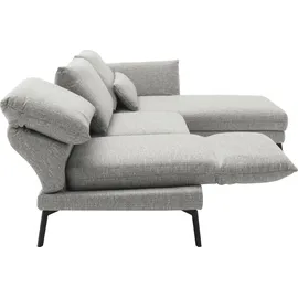 Schöner Wohnen Ecksofa "Spin, Multifunktionssofa, bequem und hochwertig verarbeitet, L-Form", silber, B:329cm H:87cm T:224cm, 54% Polyacryl, 46% Polyester, SCHÖNER WOHNEN-KOLLEKTION, Sofas, Ecksofa, Drehsitz-Funktion, USB-Anschluss, Armlehnfunktion, Rückenverstellung