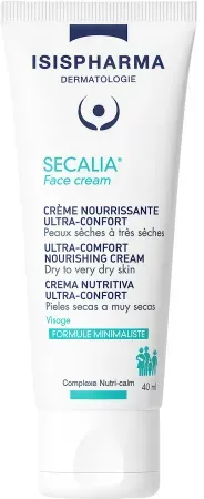 Isispharma Secalia Face Cream Ultra-Komfortable Pflegecreme Trockene Bis Sehr Trockene Haut 40ml