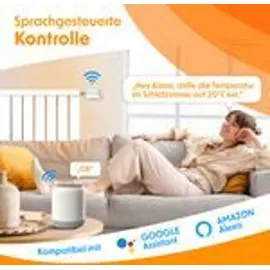 Kesser Heizkörperthermostat WiFi mit App-Steuerung 6 Heizkörperventile