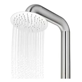 vidaXL Gartendusche 225 cm edelstahl 315941
