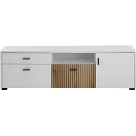 INOSIGN Lowboard »Hudson« in moderner Trendfarbe, Griffe aus Metall (Schwarz), Breite 150 cm