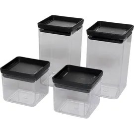 Brabantia Vorratsdose Eckig, Tasty+, Grau,