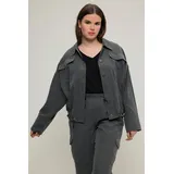 Studio Untold Hemdbluse in graugrün | Gr.: 50-52