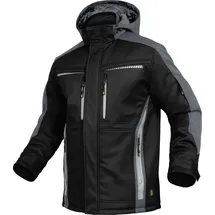 Leibwächter Winter-Softshelljacke Flex-Line Gr. M schwarz/grau