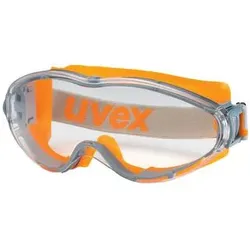 uvex Vollsichtbrille ultrasonic, UV400 grau/orange - 9302245 - grau/orange