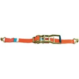 Dolezych Spanngurt DIN EN 12195-2 8 m 50 mm mit Langhebelratsche und Spitzhaken 5000 daN