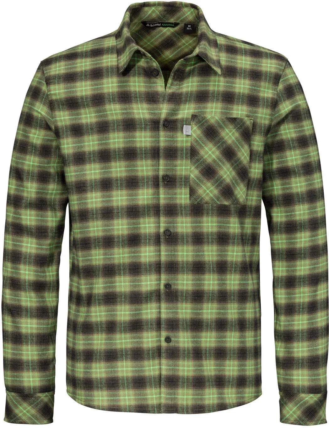 Schöffel Style Kleion MNS Herren Hemd Flanellhemd langarm palo verde 56