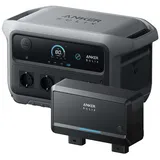 Set Anker SOLIX C2000 Gen 2 Portable Power Station + Alternator Charger