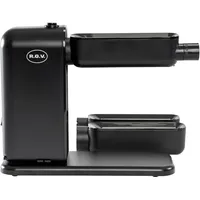 RGV Pasta Ora Elektrische Nudelmaschine, 3 Zubehörteile, Blättern 5 Stärken, Tagliolini 2 mm, Tagliatelle 6 mm