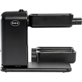 RGV Pasta Ora Elektrische Nudelmaschine, 3 Zubehörteile, Blättern 5 Stärken, Tagliolini 2 mm, Tagliatelle 6 mm