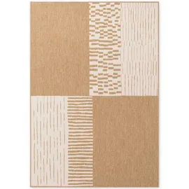 Ted Baker Teppich Acacia, Wendeteppich, rechteckig, Höhe: 8 mm, Designteppich, Wetterfest, Pflegeleicht, Modern, Wohnzimmer, Terrasse beige 200 cm x 300 cm x 8 mm