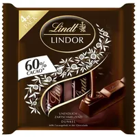 Lindt Lindor Stick Multipack Edelbitter Schokolade, mit Füllung 100g