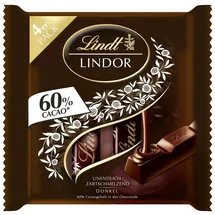 Lindt Lindor Stick Multipack Edelbitter Schokolade, mit Füllung 100g