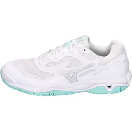 Mizuno WAVE PHANTOM 3 Damen Handballschuhe, weiß, Größe 43 - 43