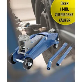 CARTREND Rangierwagenheber Metall 135-342 mm blau