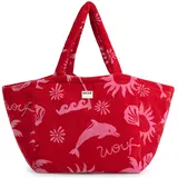 WOUF Terry Shopper Baumwolle Pink/Rot