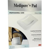 3M Healthcare Germany GmbH Medipore + Pad 3M 10x15cm 3569NP Pflaster