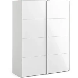 VCM Veto B150 cm) 2 Türen weiß und weiß hochglanz.