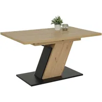 Hela Jeanette 90 x 76 x 140-180 cm Eiche Artisan schwarz