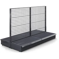 BROOKLYN | Gitter Mittelraumregal | B200xH135cm | Komplett Set