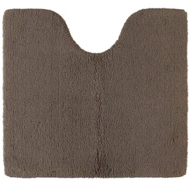 Rhomtuft Badteppich Braun 60 x 55 cm