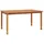 vidaXL Gartentisch 150 x 90 x 75 cm Braun