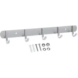 Intirilife Garderobenleiste Modell D 38,1 x 4,7 x 4,7 cm Silber