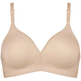 Triumph Damen BH Micro Fun N, ohne Bügel, ohne Polsterung, Verstellbare Träger, 75D, Nude Beige