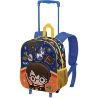 HARRY POTTER Crest-Kleiner 3D Rucksack mit Rädern, Orange, 26 x 34 cm, Kapazität 12,5 L