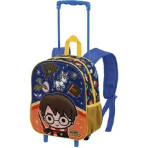 HARRY POTTER Crest-Kleiner 3D Rucksack mit Rädern, Orange, 26 x 34 cm, Kapazität 12,5 L