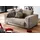 KAWOLA Doppelsessel MADELINE Cord 170 x 86 x 0 cm Taupe mit Kissen, Rollen