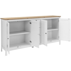 Finori Sideboard 180 x 90 x 40 cm weiß