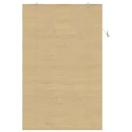 vidaXL Rollo Natur 140 x 220 cm Bambus/Braun