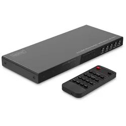 DIGITUS 4x2 HDMI Matrix Switch / Multi-Viewer, 4K/30Hz