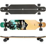 Longboard Miami Holz/Schwarz/Türkis One Size