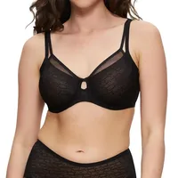 Triumph Signature Sheer W01 EX, mit Bügel, ohne Polsterung, Verstellbare Träger, 80D, Schwarz