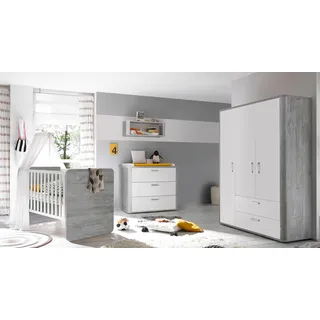 Mäusbacher Babyzimmer-Set Ole 3tlg. Dekor Grau