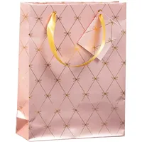 Clairefontaine 5x Mittelgroße Geschenktasche, Primerose, 17x6x22 cm Rosa 212909C