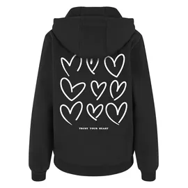 miss tee Hoodie Always Trust Your Heart schwarz M