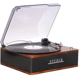 Denver VPB-262 Plattenspieler Schwarz, Holz