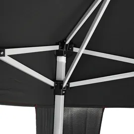 Justus Gartenpavillon 2,5 x 2,5 m schwarz