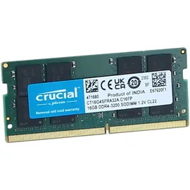 Crucial 16GB DDR4 3200 MT/s SO-DIMM 260pin
