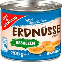 GutundGünstig Erdnüsse geröstet und gesalzen, 200g