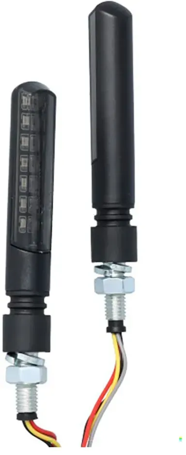 Mototec Altara Sq Front Blinker Für Motorräder - Black - One Size