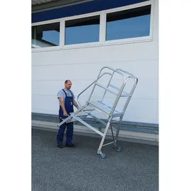 Günzburger MUNK Handlauf für Podesttreppe einseitig begehbar 4-6 Stufen