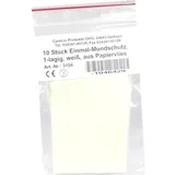 CareLiv Mundschutz Papiervlies weiß m. Gummibändern